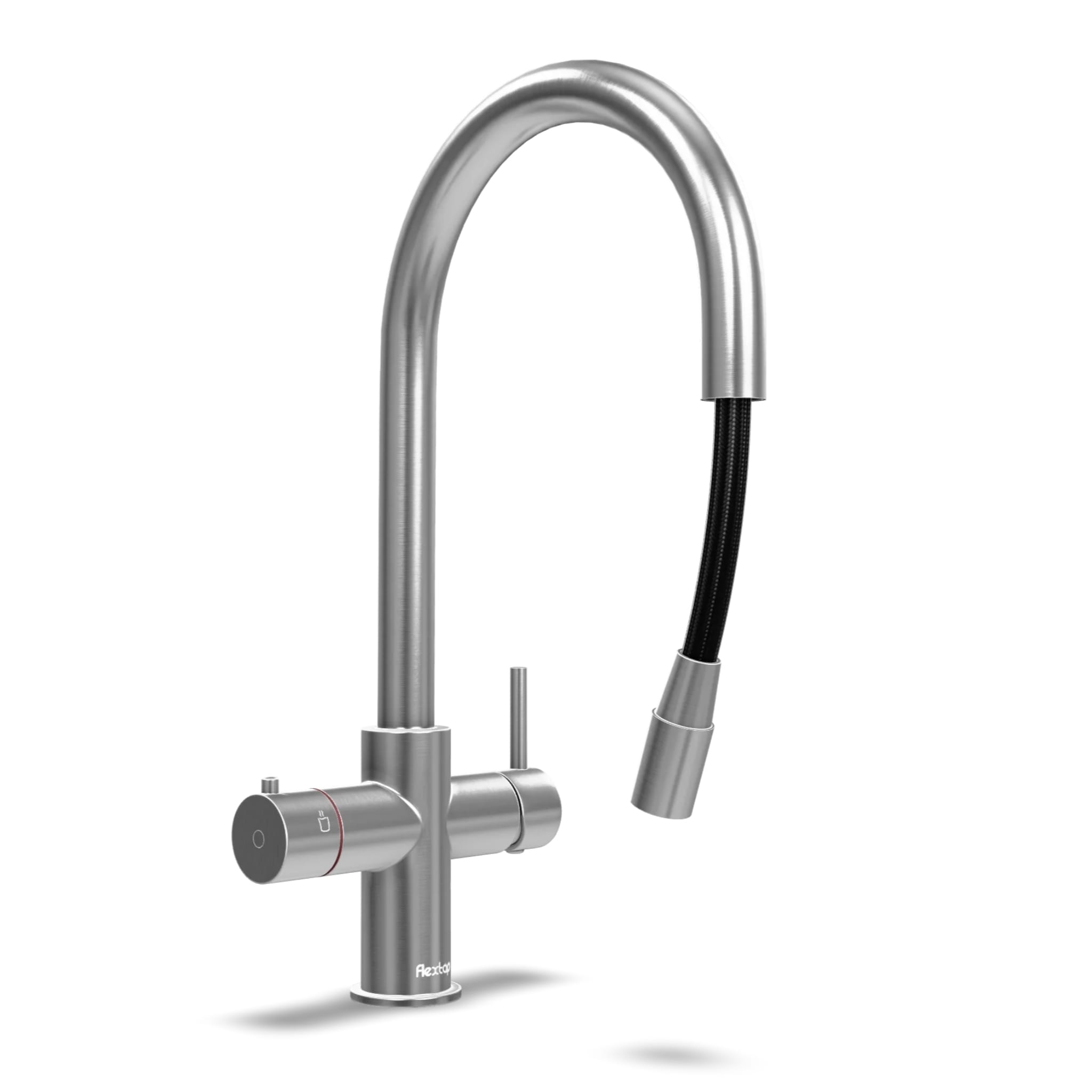 FlexTap kokend water kraan met flexibele slang RVS